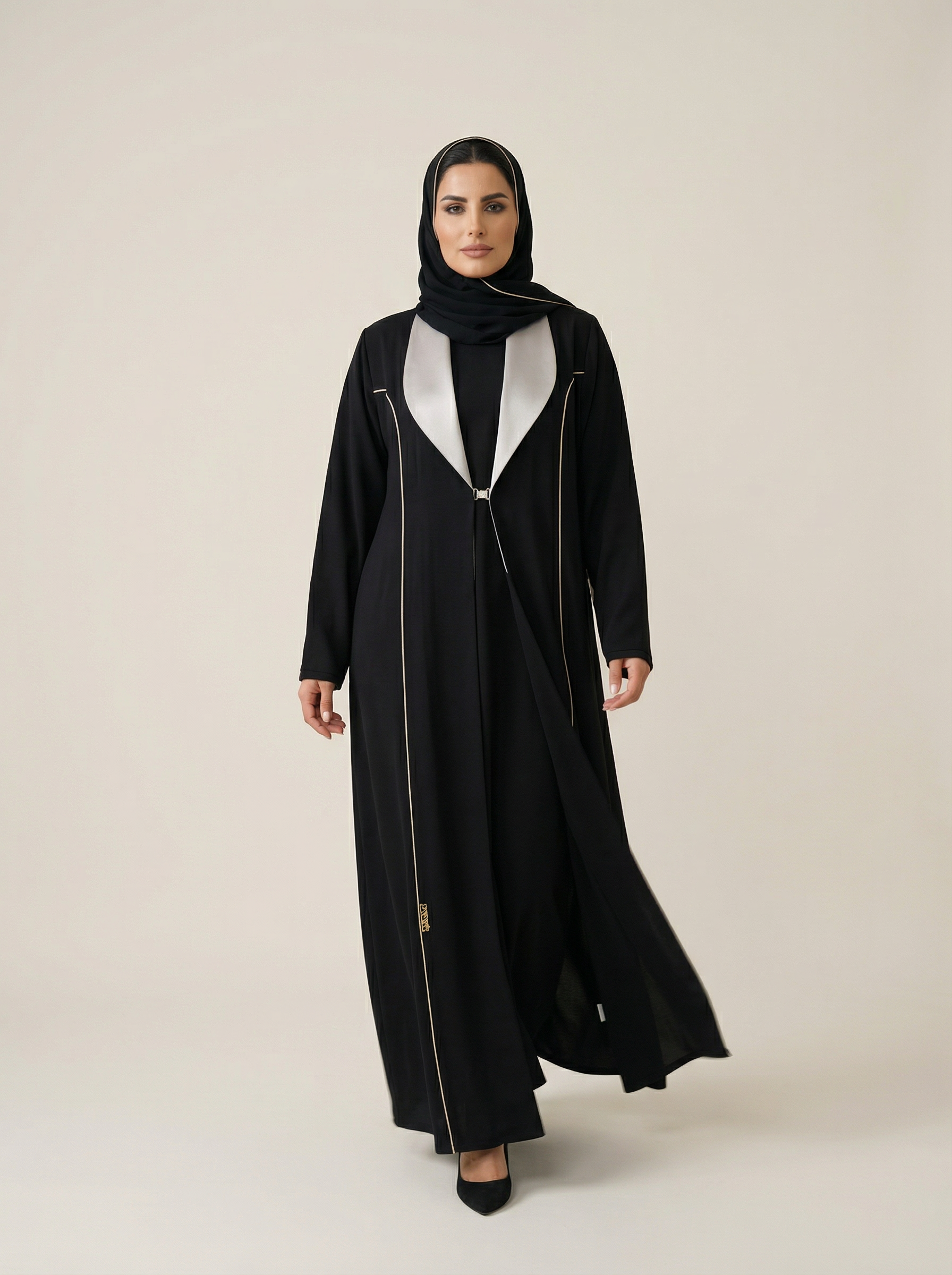 Precision Cut Classic Abaya – B417